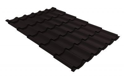 Металлочерепица Grand Line Classic Velur RAL 9005 Черный