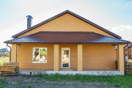 Облицовочный кирпич Старооскольский Солома 3-00 гладкий универсальный №43