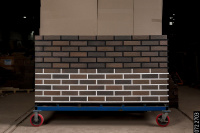 Облицовочный кирпич Волгабрик Флеш Руст №70 баварская кладка одинарный 1 НФ М250