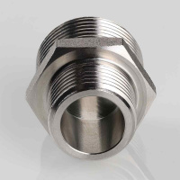 Ниппель переходной из нержавеющей стали Valtec 3/4х1/2"